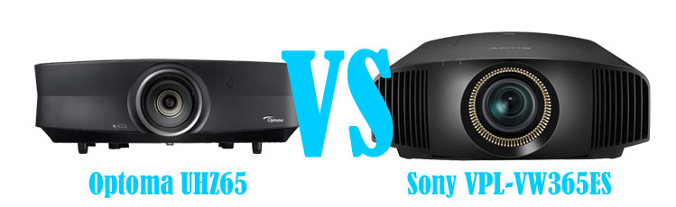 Optoma UHZ65 vs VPL-VW365ES