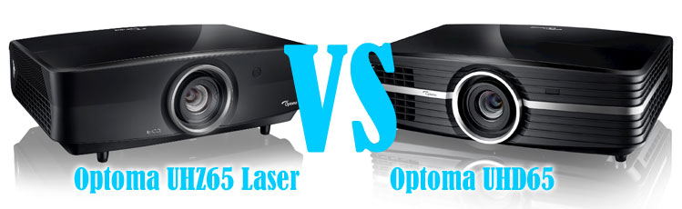 Optoma UHZ65 Laser Projector vs Optoma UHD65 Projector