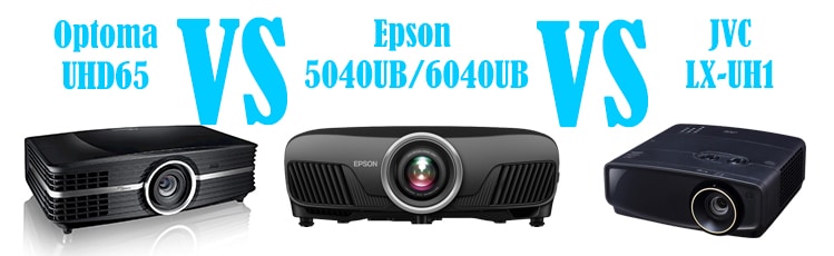 JVC LX-UH1 vs Epson 5040UB & 6040UB vs. Optoma UHD65 Projector Comparison Part II