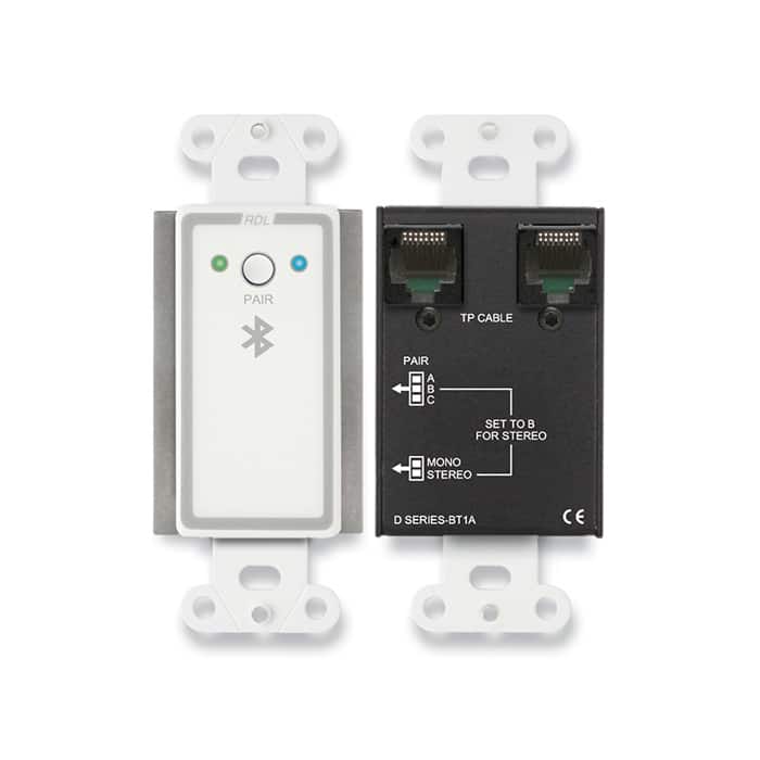 RDL D-BT1A Wall-Mounted Bluetooth® Audio Format-A Interface
